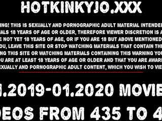 Extreme double anal fisting&comma; huge dildo&comma; prolapse&comma; extreme insertions & speculum videos 435 to 447 november to january 2020 Hotkinkyjo