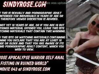 Sindy mawar apocalypse warrior diri anal seks dengan memasukkan tangan di rusak dunia