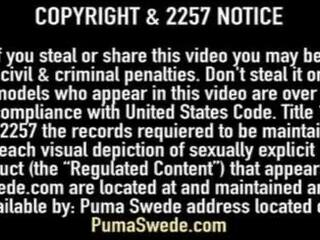 Dom Smoker Puma Swede Pussy Fucks oversexed x rated video Slave Claudia Valentine&excl;