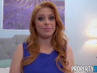 PropertySex - Landlady with big tits participates in tenant's vlog
