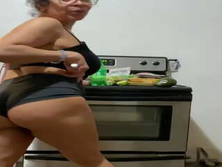 Anna maria nubile latina bewitching Dominican MILF in black part III