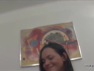 Ass fisting before hardcore fuck for young brunette young lady