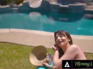 MOMMY'S boy - Busty Brunette Lexi Luna Enjoys HARD ROUGH OUTDOOR X rated movie With Maintenance Man
