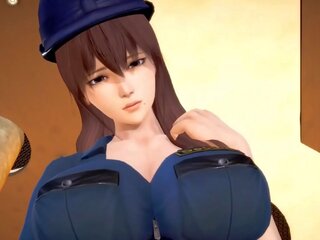 Policewoman travail avec amour 3d hentaï 69