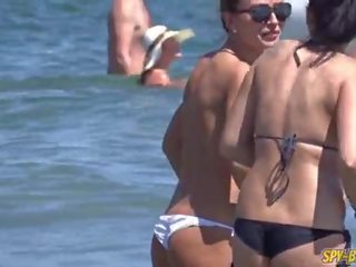 Voyeur Beach Big Boobs Topless Amateur marvellous Teens HD video