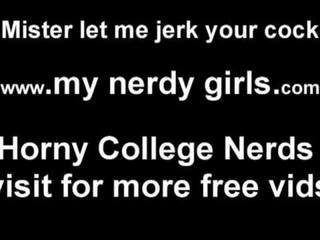 Nerdy girls need dick too you know JOI