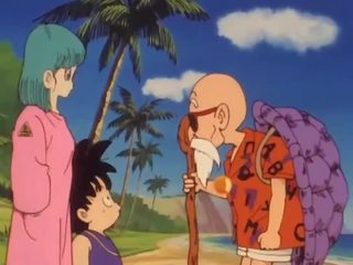Bulma meets the expert Roshi and movs her pussy